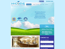 Tablet Screenshot of innovativehealthandwellness.com